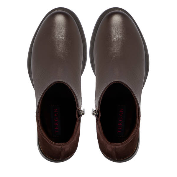 Kahverengi Deri Kadın Bot - K25K1BT68222-A24 - 5