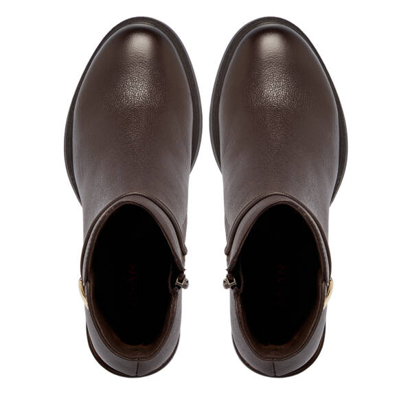 Kahverengi Deri Kadın Bot - K25K1BT68223-A24 - 5