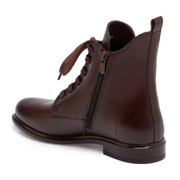 Kahverengi Deri Kadın Bot - K25K1BT68232-A24 - 2