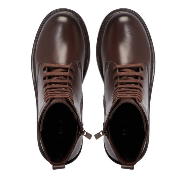 Kahverengi Hakiki Deri Kadın Bot - K25K1BT68234-A24 - 5