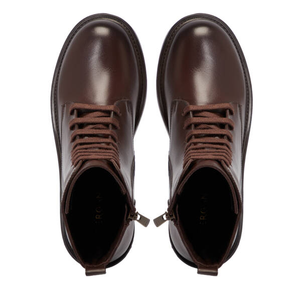 Kahverengi Hakiki Deri Kadın Bot - K25K1BT68234-A24 - 5