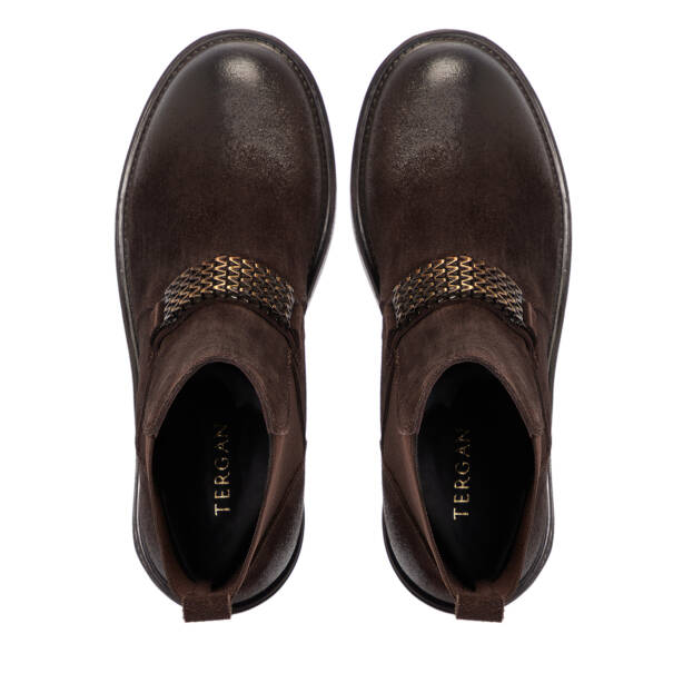 Kahverengi Hakiki Deri Kadın Bot - K25K1BT68236-B85 - 5