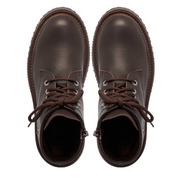 Kahverengi Deri Kadın Bot - K25K1BT68250-A24 - 5