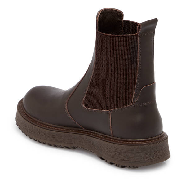 Kahverengi Deri Kadın Bot - K25K1BT68251-A24 - 2