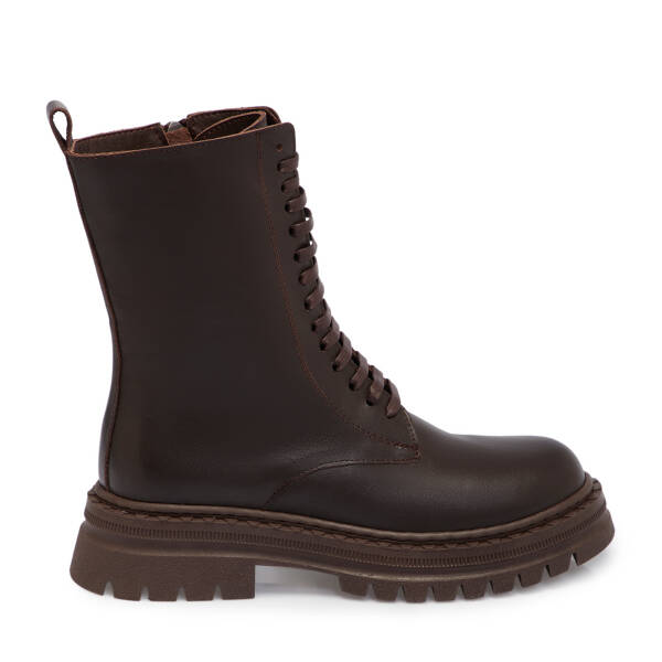 Kahverengi Deri Kadın Bot - K25K1BT68255-A24 - 3