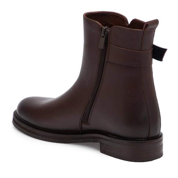 Kahverengi Hakiki Deri Kadın Bot - K25K1BT68280-A24 - 3