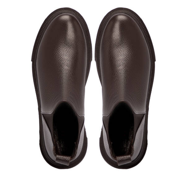 Kahverengi Deri Kadın Bot - K25K1BT68289-A42 - 5