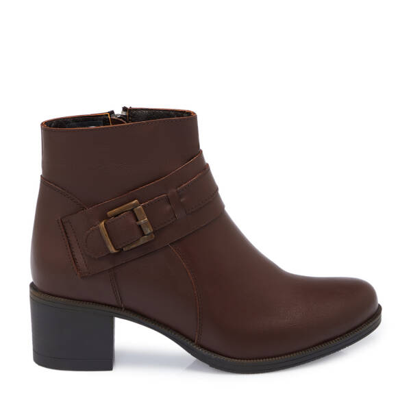 Kahverengi Hakiki Deri Kadın Bot - K25K1BT68290-B90 - 1