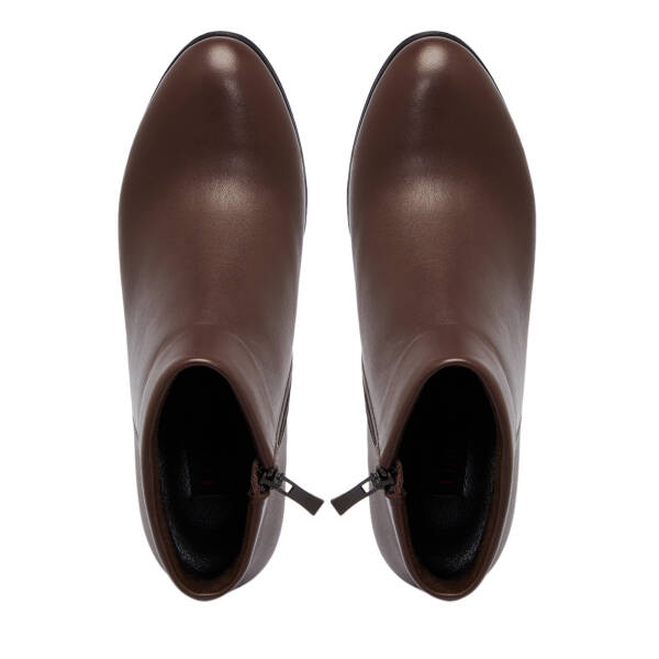 Kahverengi Hakiki Deri Kadın Bot - K25K1BT68291-B90 - 5