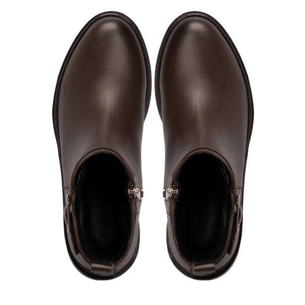 Kahverengi Deri Kadın Bot - K25K1BT68306-A24 - 5