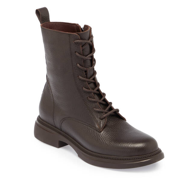 Kahverengi Hakiki Deri Kadın Bot - K25K1BT68308-A42 - 1