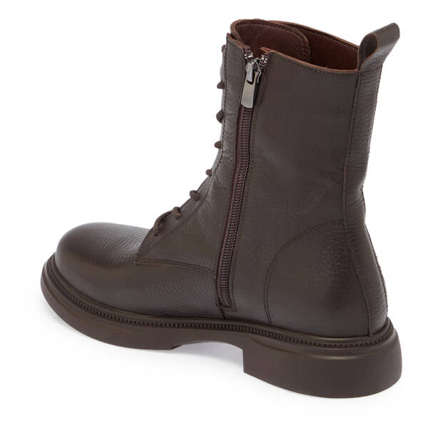 Kahverengi Hakiki Deri Kadın Bot - K25K1BT68308-A42 - 2