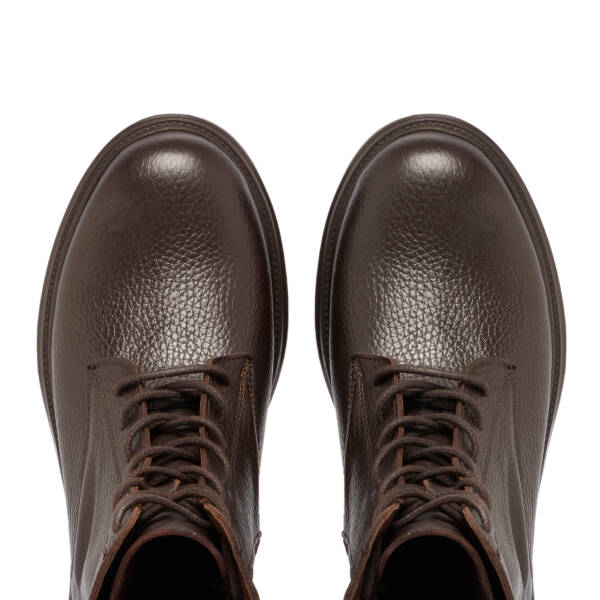 Kahverengi Hakiki Deri Kadın Bot - K25K1BT68308-A42 - 5