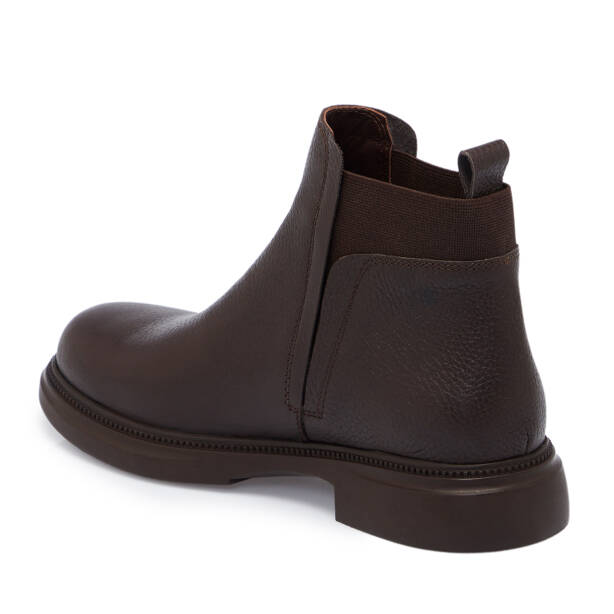 Kahverengi Deri Kadın Bot - K25K1BT68309-A42 - 2