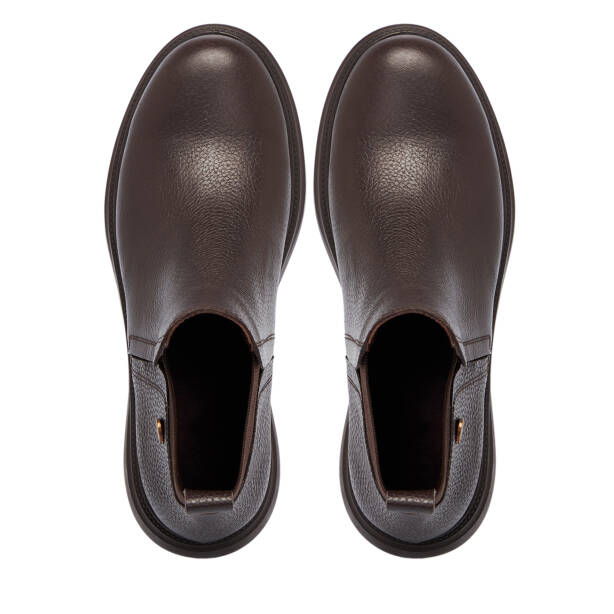 Kahverengi Deri Kadın Bot - K25K1BT68309-A42 - 5