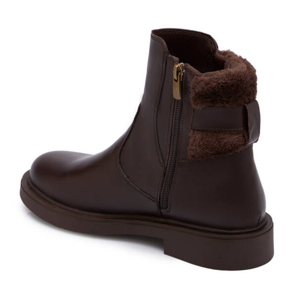 Kahverengi Hakiki Deri Kadın Bot - K25K1BT68310-A24 - 3