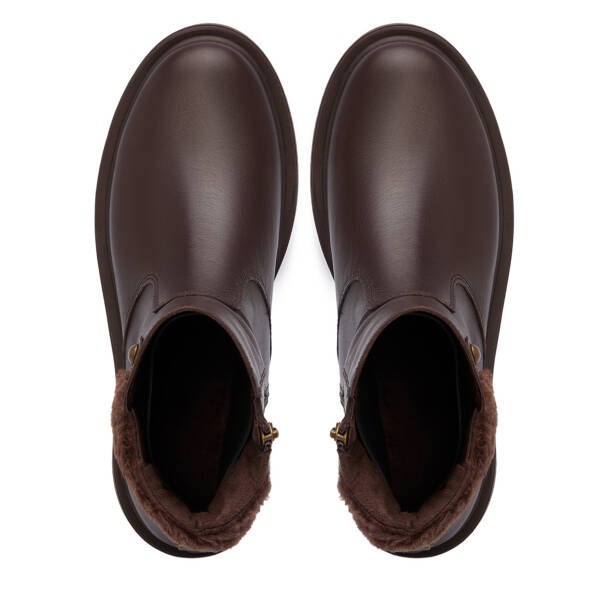 Kahverengi Hakiki Deri Kadın Bot - K25K1BT68310-A24 - 5