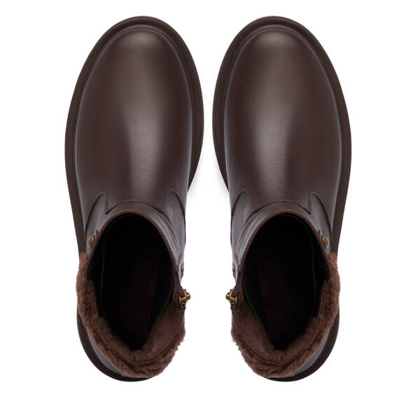 Kahverengi Hakiki Deri Kadın Bot - K25K1BT68310-A24 - 5