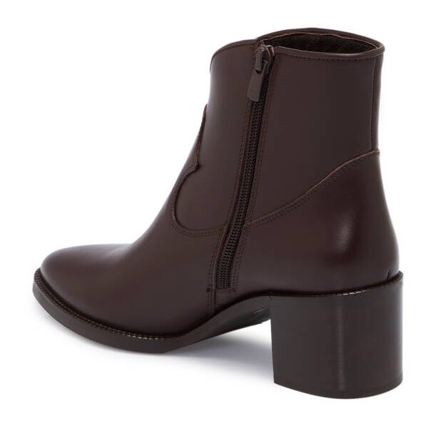 Kahverengi Hakiki Deri Kadın Bot - K25K1BT68344-A24 - 3