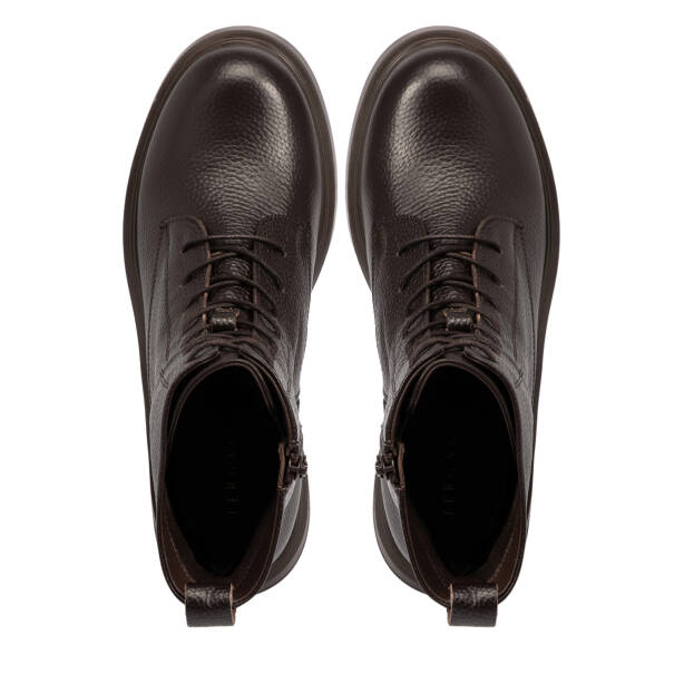 Kahverengi Deri Kadın Bot - K25K1BT68346-A42 - 5