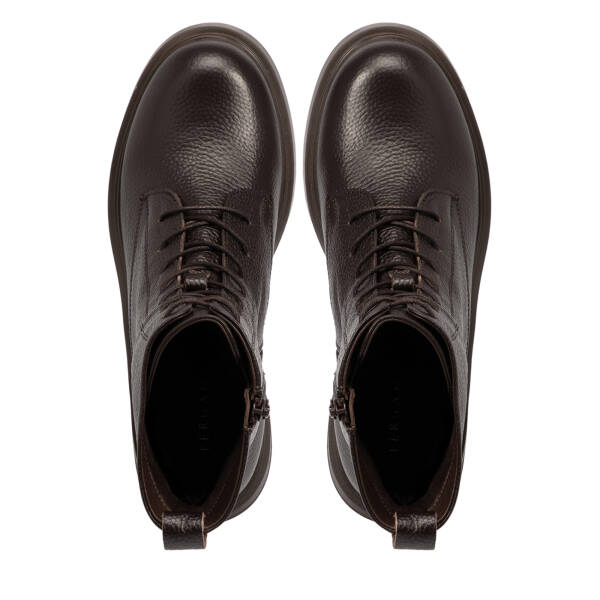 Kahverengi Deri Kadın Bot - K25K1BT68346-A42 - 5