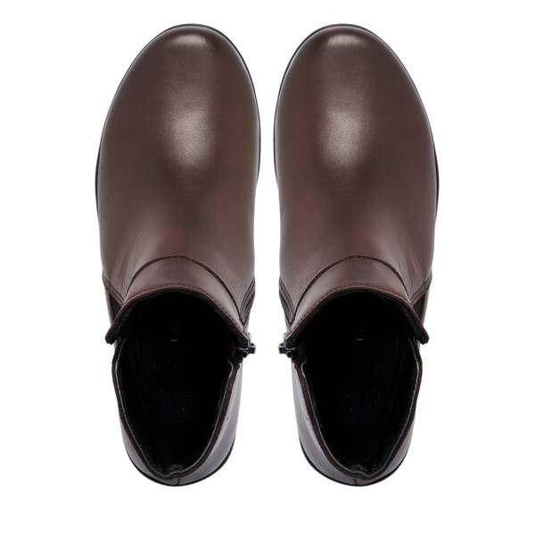 Kahverengi Deri Kadın Bot - K25K1BT68351-A24 - 5