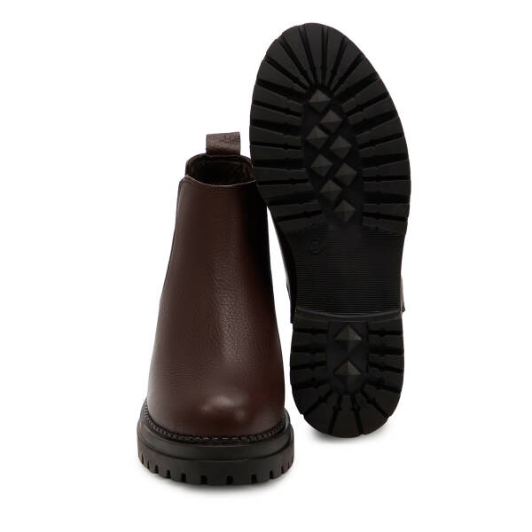 Kahverengi Hakiki Deri Kadın Bot - K25K1BT68532-A42 - 4