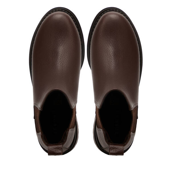 Kahverengi Hakiki Deri Kadın Bot - K25K1BT68532-A42 - 5