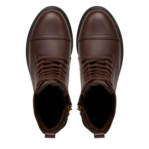 Kahverengi Hakiki Deri Kadın Bot - K25K1BT68533-A42 - 5