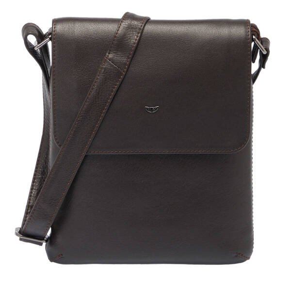 Kahverengi Deri Kadın Çapraz Askılı Çanta - S1AC00002955-A87 - 1