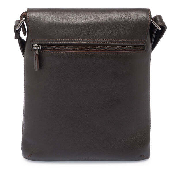 Kahverengi Deri Kadın Çapraz Askılı Çanta - S1AC00002955-A87 - Tergan