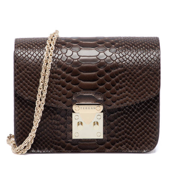 Kahverengi Deri Kadın Çapraz Askılı Çanta - S24K1BC78972-G0D - 1