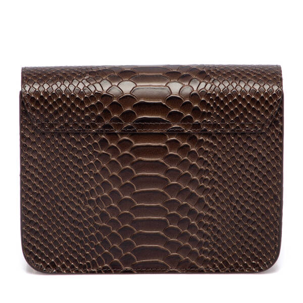 Kahverengi Deri Kadın Çapraz Askılı Çanta - S24K1BC78972-G0D - 3