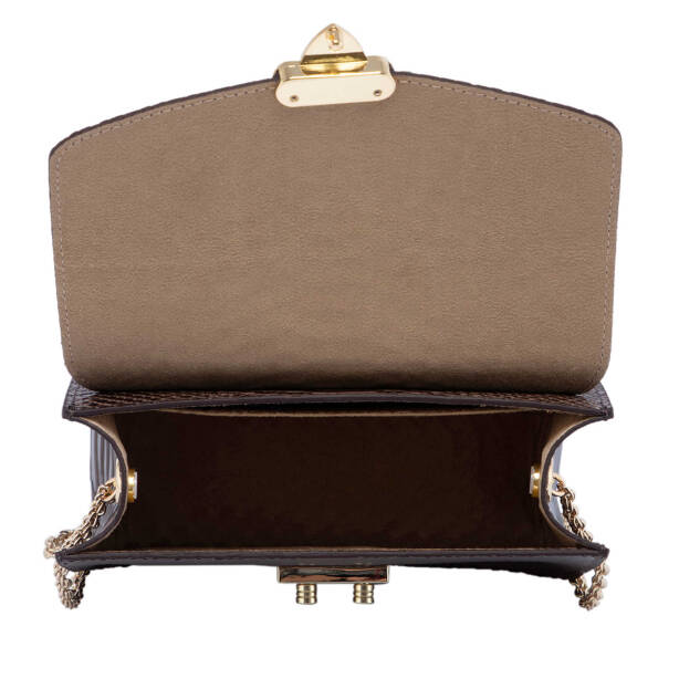 Kahverengi Deri Kadın Çapraz Askılı Çanta - S24K1BC78972-G0D - 4