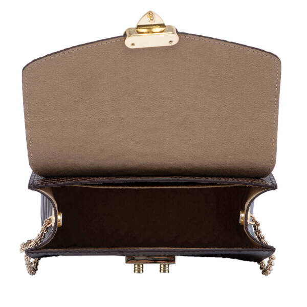 Kahverengi Deri Kadın Çapraz Askılı Çanta - S24K1BC78972-G0D - 4