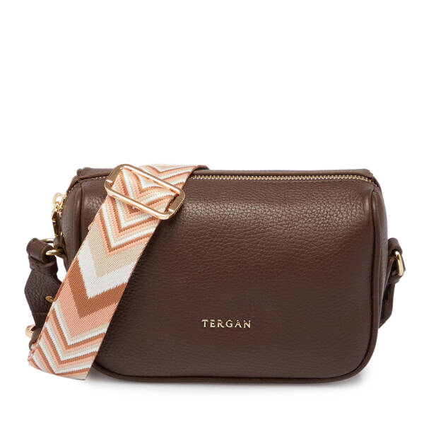 Kahverengi Deri Kadın Çapraz Askılı Çanta - S25K1BC80467-S8G - 1