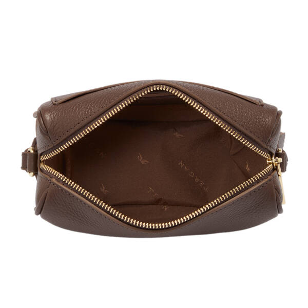 Kahverengi Deri Kadın Çapraz Askılı Çanta - S25K1BC80467-S8G - 4