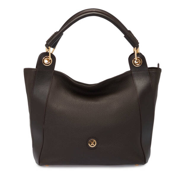 Kahverengi Deri Kadın Çapraz Askılı Çanta - S25Y1BC77736-W14 