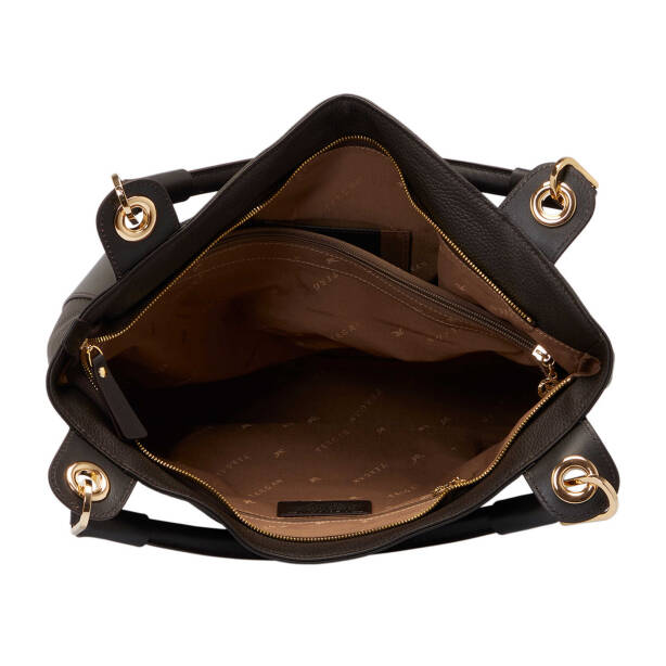 Kahverengi Deri Kadın Çapraz Askılı Çanta - S25Y1BC77736-W14 - 4