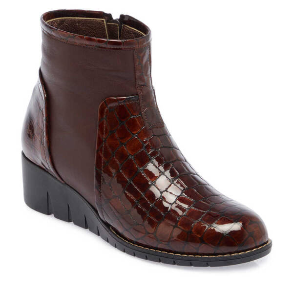 Kahverengi Deri Kadın Casual Bot - K23K1BT66851-U0M - 1