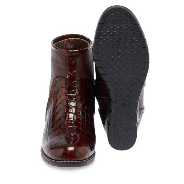 Kahverengi Deri Kadın Casual Bot - K23K1BT66851-U0M - Tergan