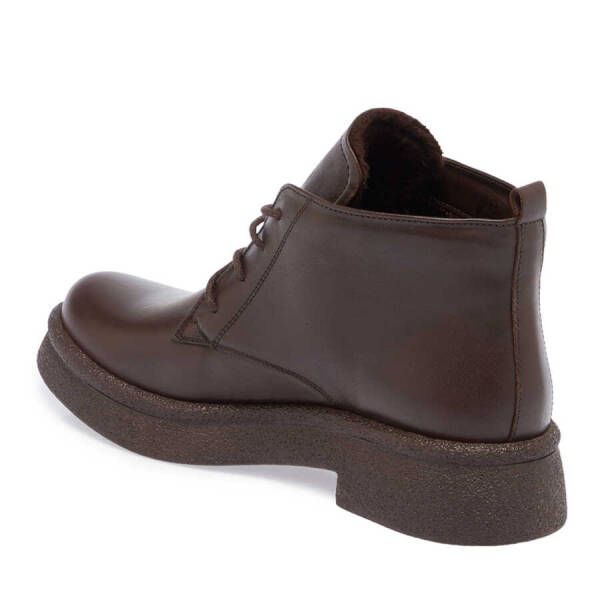 Kahverengi Hakiki Deri Kadın Casual Bot - K23K1BT66949-A24 - 3