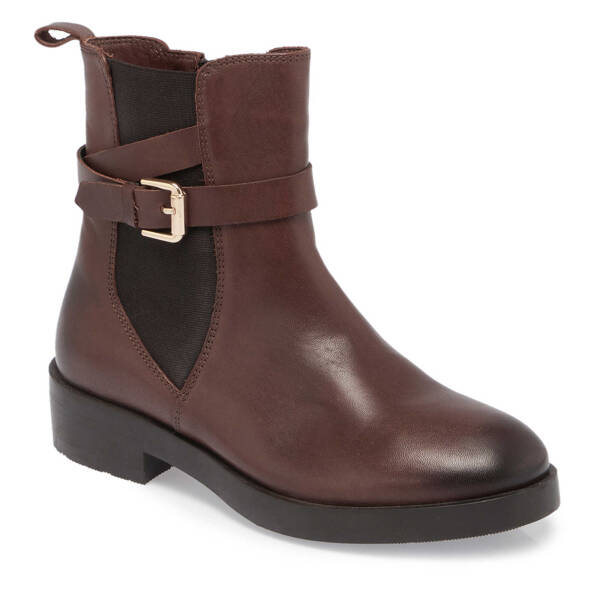 Kahverengi Deri Kadın Casual Bot - K23K1BT67055-D38 - 1