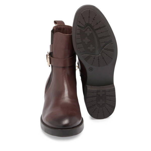 Kahverengi Deri Kadın Casual Bot - K23K1BT67055-D38 - 4