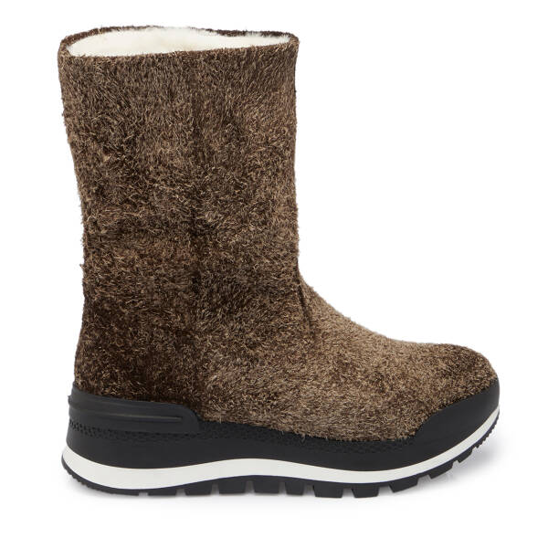 Kahverengi Deri Kadın Casual Bot - K24K1BT67520-A24 - 3