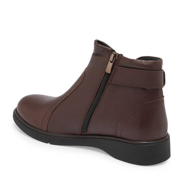 Kahverengi Deri Kadın Casual Bot - K24K1BT67531-A24 - Tergan