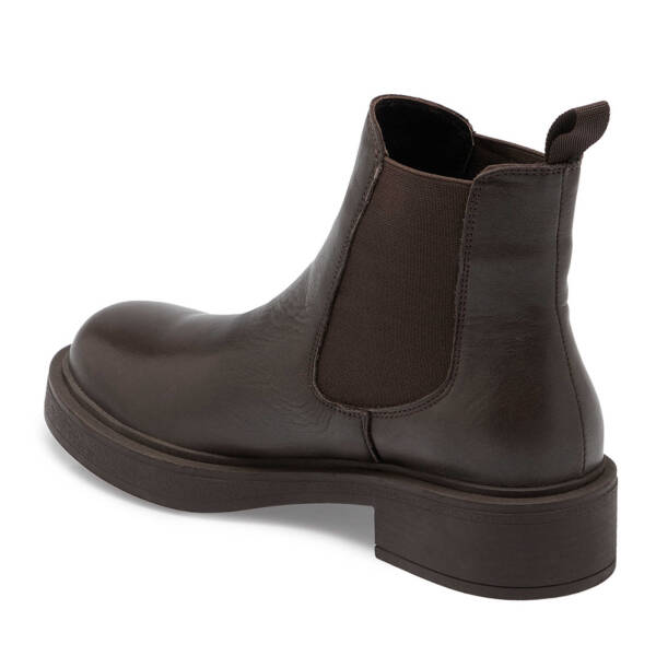 Kahverengi Deri Kadın Casual Bot - K24K1BT67566-A24 - 2