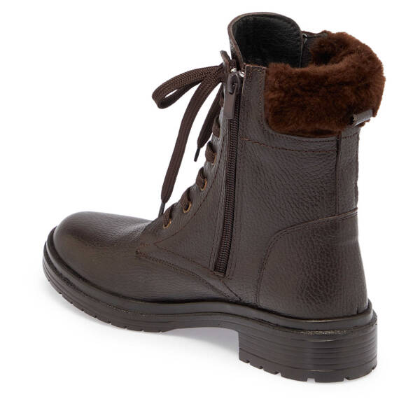 Kahverengi Deri Kadın Casual Bot - K24K1BT67571-A42 - 2