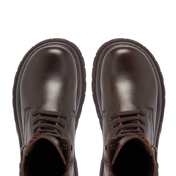 Kahverengi Deri Kadın Casual Bot - K24K1BT67583-A42 - 5