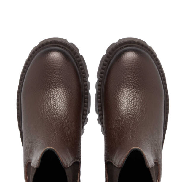 Kahverengi Deri Kadın Casual Bot - K24K1BT67622-A42 - 5